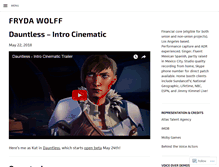 Tablet Screenshot of frydawolff.com